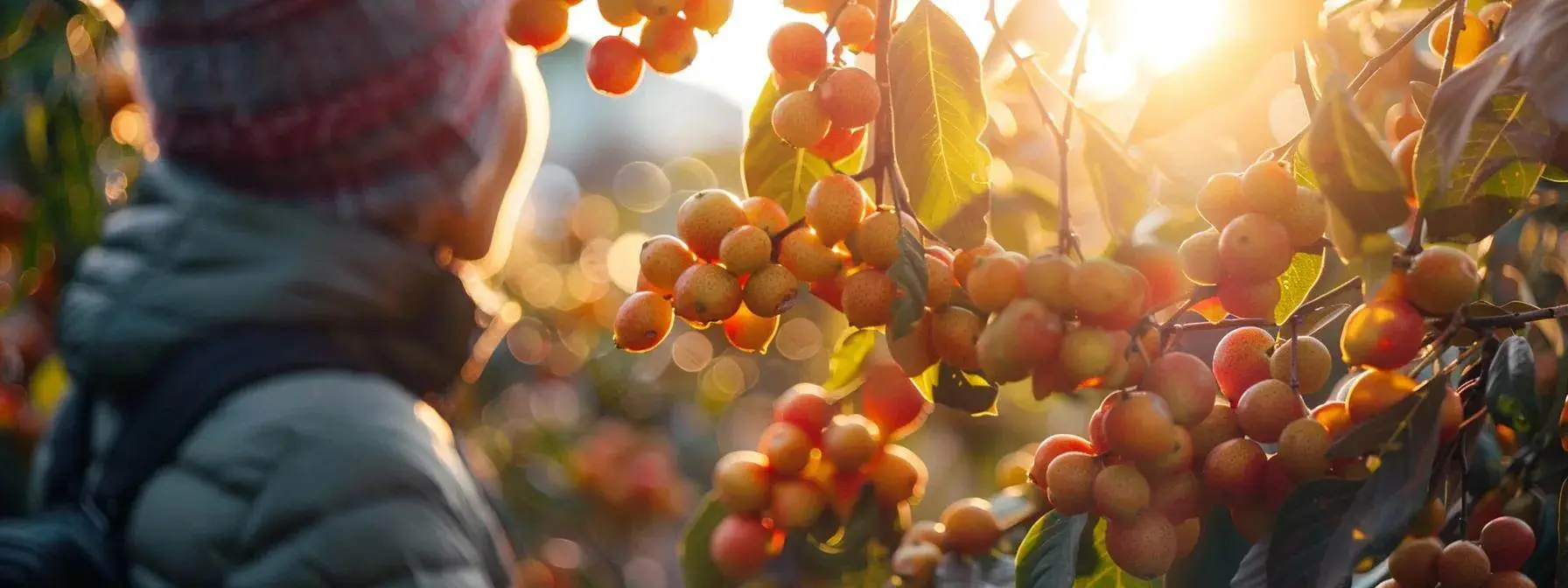 a person analyzing a cluster of ripe, low-hanging fruit on a tree, symbolizing easy-to-rank keywords in seo. a person analyzing a cluster of ripe, low-hanging fruit on a tree, symbolizing easy-to-rank keywords in seo.
