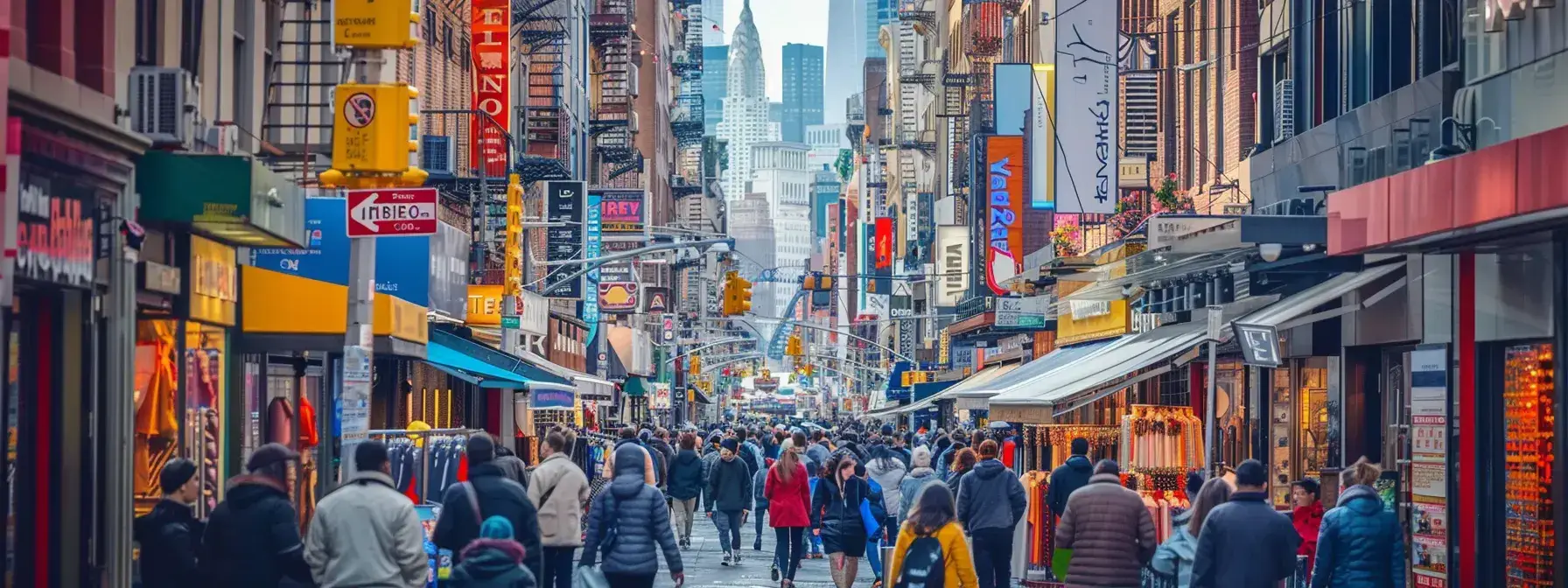 a bustling city street with vibrant storefronts and businesses, showcasing the importance of local seo and its impact on attracting customers. a bustling city street with vibrant storefronts and businesses, showcasing the importance of local seo and its impact on attracting customers.