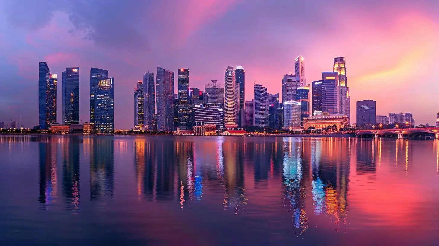 a panoramic view of a bustling city skyline during sunset, with sleek skyscrapers reflecting warm hues, symbolizing the dynamic potential of real estate investment and the importance of calculating rental yields for maximizing profits. a panoramic view of a bustling city skyline during sunset, with sleek skyscrapers reflecting warm hues, symbolizing the dynamic potential of real estate investment and the importance of calculating rental yields for maximizing profits.