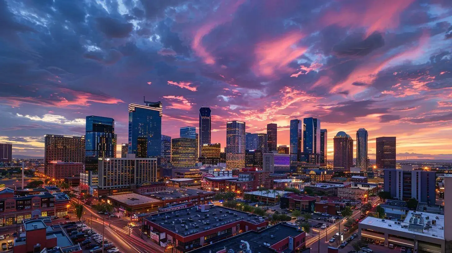 a vibrant urban skyline at sunset, symbolizing the transformative power of creativity in real estate branding, with bold and imaginative slogans artistically integrated into the cityscape. a vibrant urban skyline at sunset, symbolizing the transformative power of creativity in real estate branding, with bold and imaginative slogans artistically integrated into the cityscape.