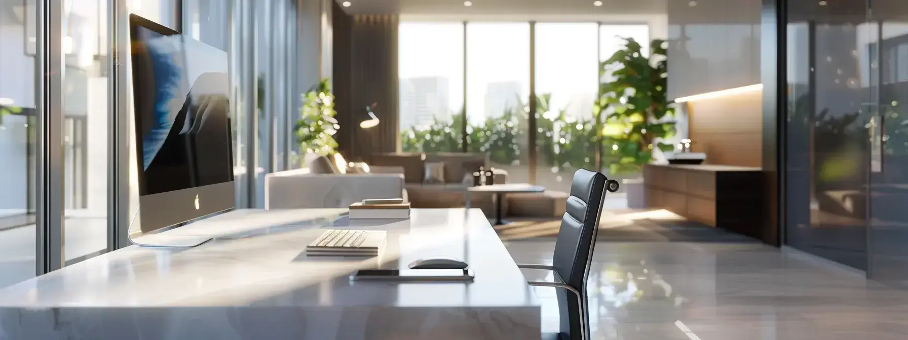 a sleek, modern real estate website interface displayed on a computer screen, featuring personalized property suggestions and a streamlined navigation layout, elegantly showcasing the brand logo against a minimalistic, professional workspace backdrop.