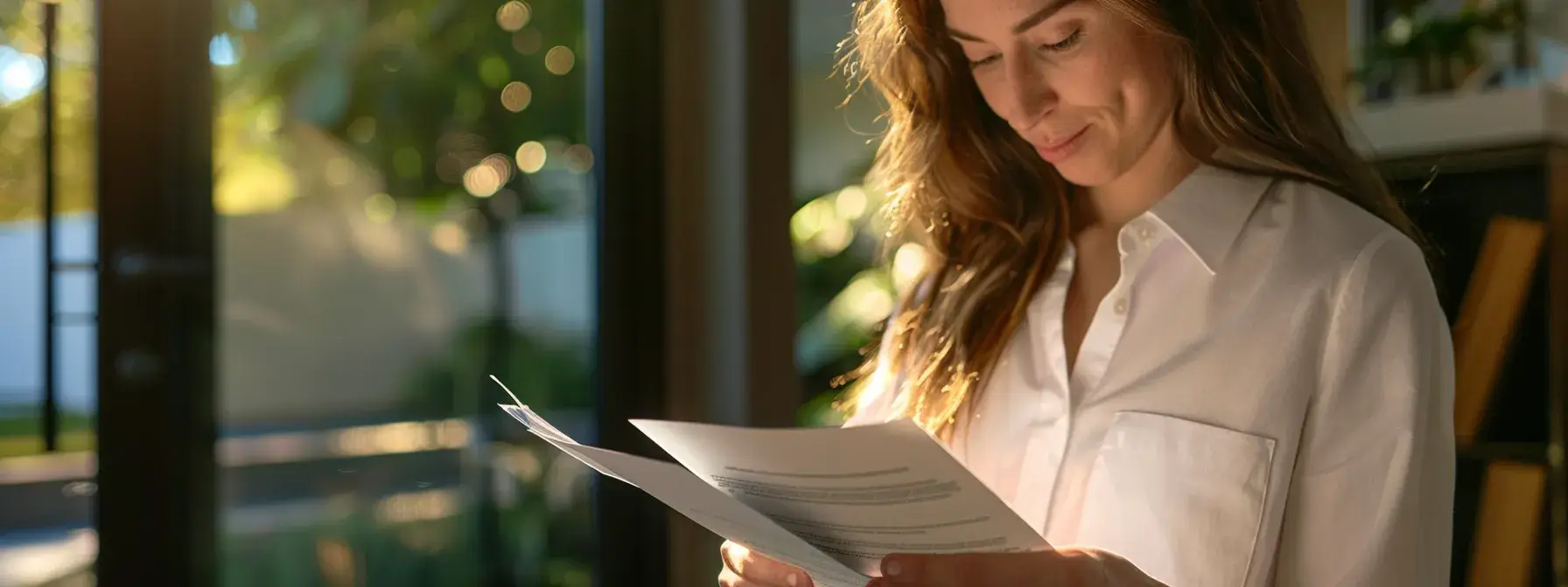 a real estate agent holds a stack of personalized offer letters, ready to connect with potential sellers through direct outreach methods. a real estate agent holds a stack of personalized offer letters, ready to connect with potential sellers through direct outreach methods.