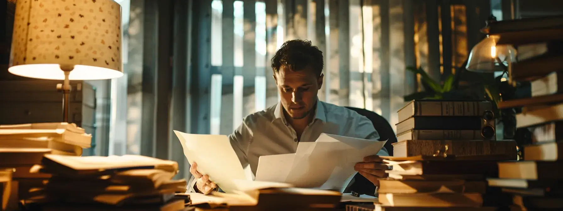 an investment real estate agent confidently negotiates a lucrative deal, surrounded by a stack of exclusive property listings. an investment real estate agent confidently negotiates a lucrative deal, surrounded by a stack of exclusive property listings.