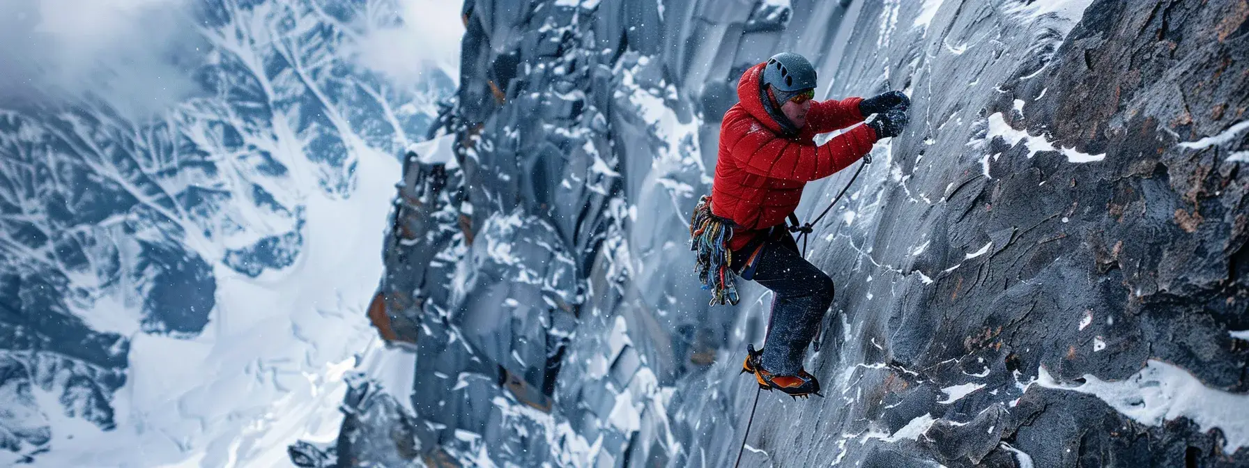 a mountain climber confidently scaling a peak adorned with a visually striking ssl padlock symbol in a breathtaking alpine landscape. a mountain climber confidently scaling a peak adorned with a visually striking ssl padlock symbol in a breathtaking alpine landscape.