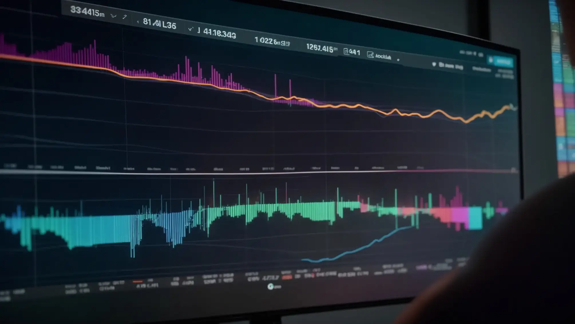 a person analyzing a screen displaying colorful keyword graphs, a detailed backlink profile chart, and technical seo data to boost website rankings. a person analyzing a screen displaying colorful keyword graphs, a detailed backlink profile chart, and technical seo data to boost website rankings.