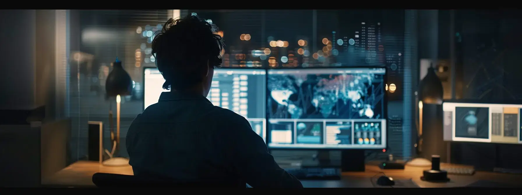 a person analyzing data on a computer screen to optimize content for seo success. a person analyzing data on a computer screen to optimize content for seo success.
