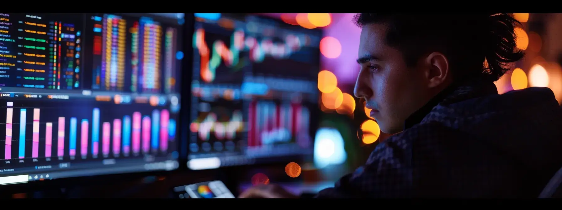 a person analyzing data on a computer screen with colorful graphs and charts, showcasing the monitoring and adjustment of a rei keyword strategy for seo success. a person analyzing data on a computer screen with colorful graphs and charts, showcasing the monitoring and adjustment of a rei keyword strategy for seo success.