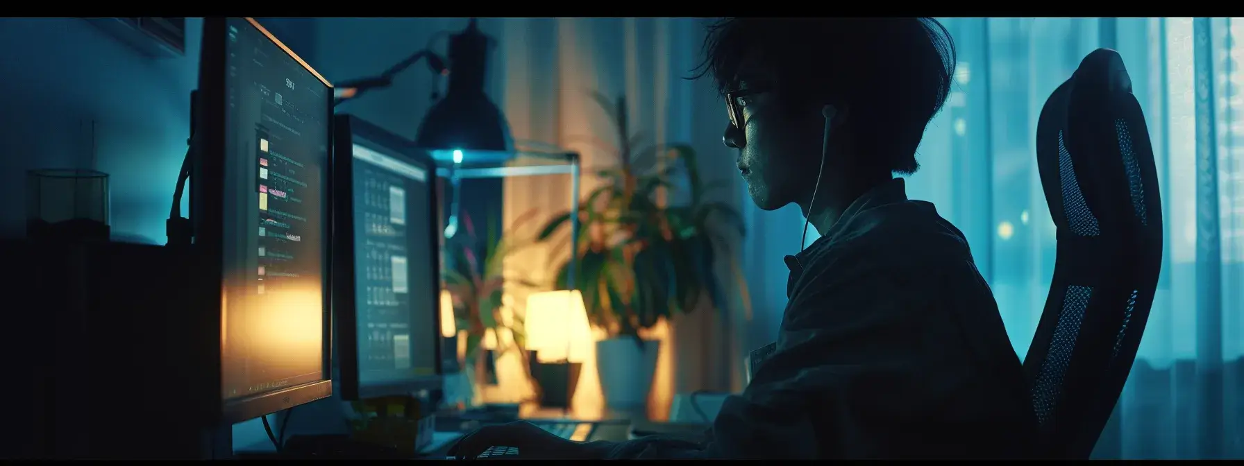 a person at a computer screen, analyzing keyword performance metrics to optimize their rei marketing strategy. a person at a computer screen, analyzing keyword performance metrics to optimize their rei marketing strategy.