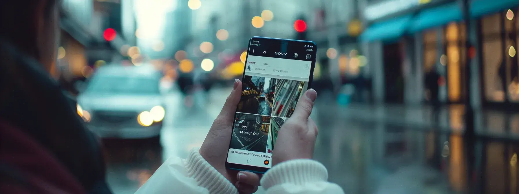 a smartphone displaying a website with perfectly optimized images, showcasing vibrant colors and crisp details, on a sleek and modern screen. a smartphone displaying a website with perfectly optimized images, showcasing vibrant colors and crisp details, on a sleek and modern screen.