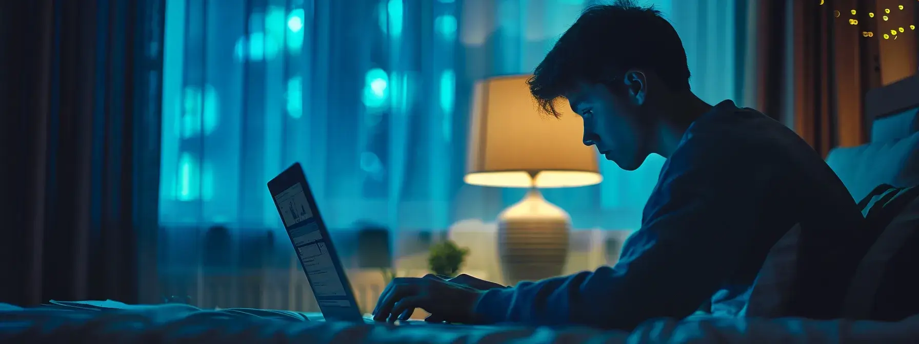 an entrepreneur studying a laptop screen covered in real estate data, charts, and analytics while strategically planning their seo keyword strategy for their business. an entrepreneur studying a laptop screen covered in real estate data, charts, and analytics while strategically planning their seo keyword strategy for their business.