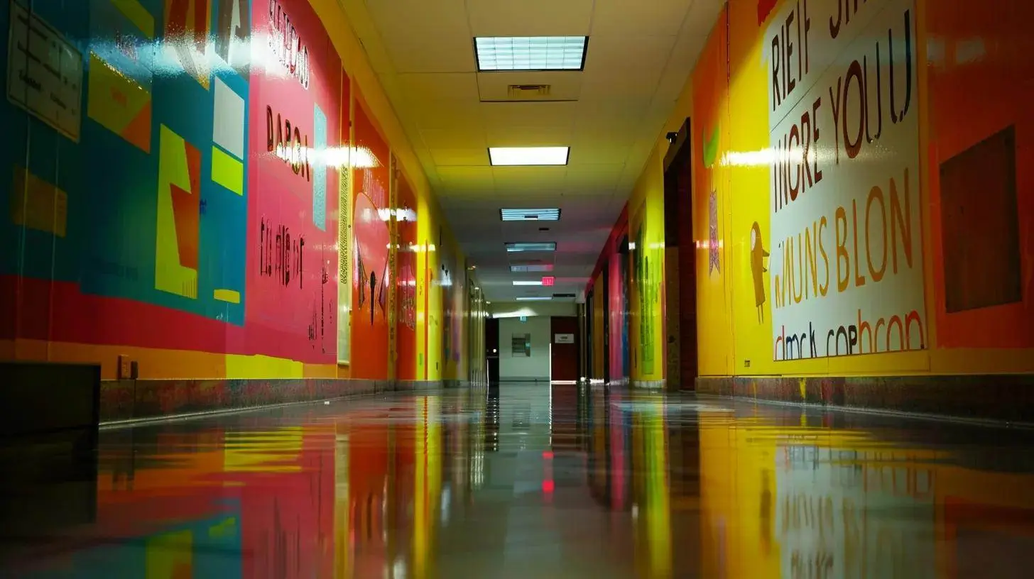a brightly lit office space with vibrant real estate slogans displayed prominently on the walls, showcasing creativity and branding strategies in a modern, inviting atmosphere. a brightly lit office space with vibrant real estate slogans displayed prominently on the walls, showcasing creativity and branding strategies in a modern, inviting atmosphere.