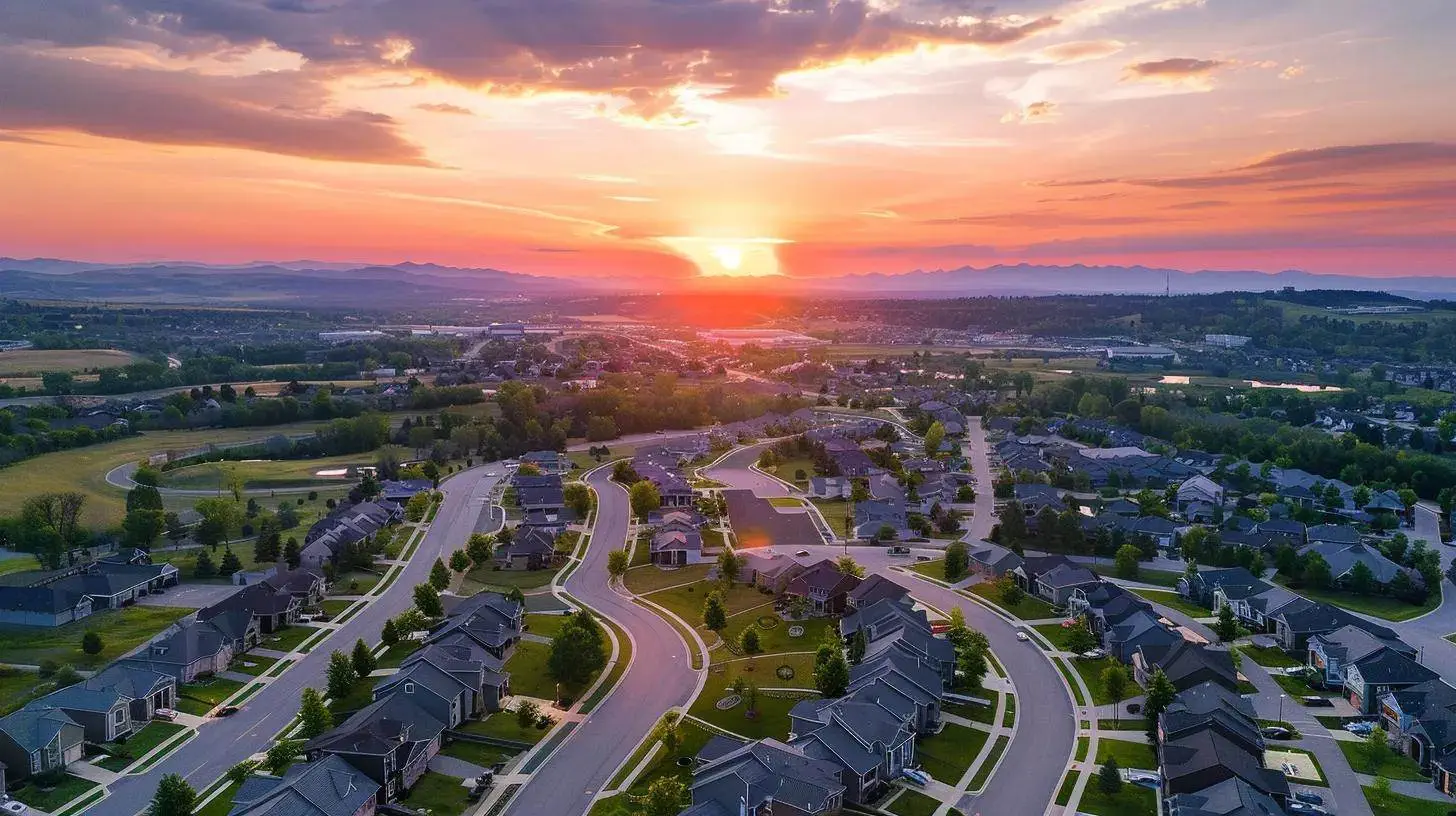 a captivating aerial view of a dynamic urban landscape, showcasing diverse real estate properties interwoven with lush green spaces, under a vivid sunset sky, symbolizing the convergence of data analysis and market insight in real estate investment. a captivating aerial view of a dynamic urban landscape, showcasing diverse real estate properties interwoven with lush green spaces, under a vivid sunset sky, symbolizing the convergence of data analysis and market insight in real estate investment.