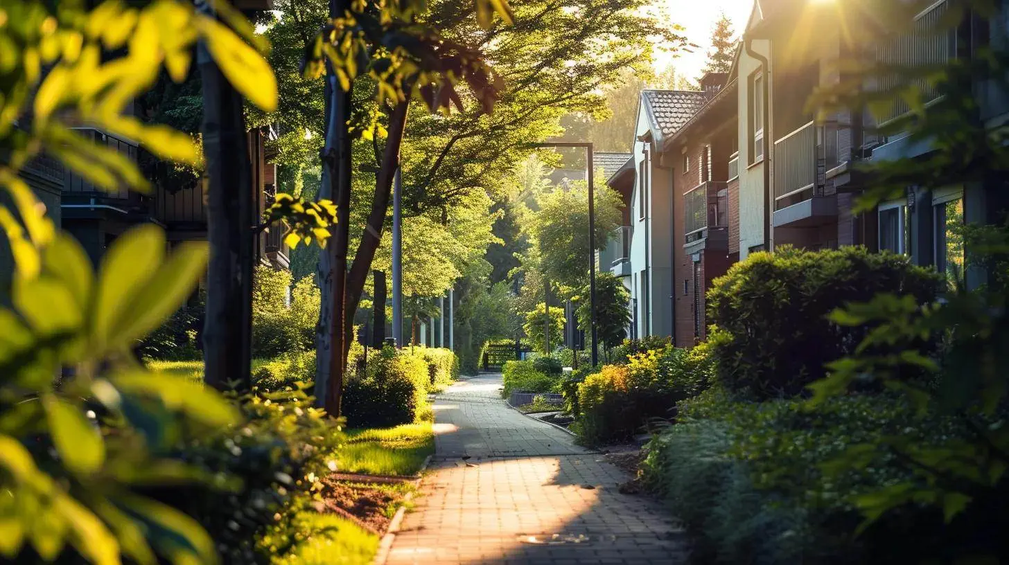 a serene urban landscape showcases a well-maintained rental property with vibrant greenery, symbolizing the potential financial growth and security that comes from optimizing tax deductions and incentives for landlords. a serene urban landscape showcases a well-maintained rental property with vibrant greenery, symbolizing the potential financial growth and security that comes from optimizing tax deductions and incentives for landlords.