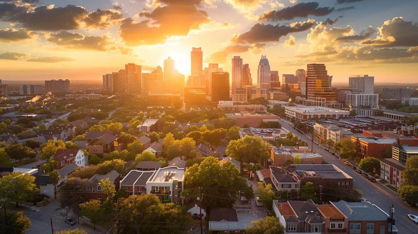a vibrant city skyline at sunset showcases a mix of modern and traditional properties, reflecting diverse rental yields and investment potential against a backdrop of warm, glowing light that symbolizes opportunities in real estate. a vibrant city skyline at sunset showcases a mix of modern and traditional properties, reflecting diverse rental yields and investment potential against a backdrop of warm, glowing light that symbolizes opportunities in real estate.