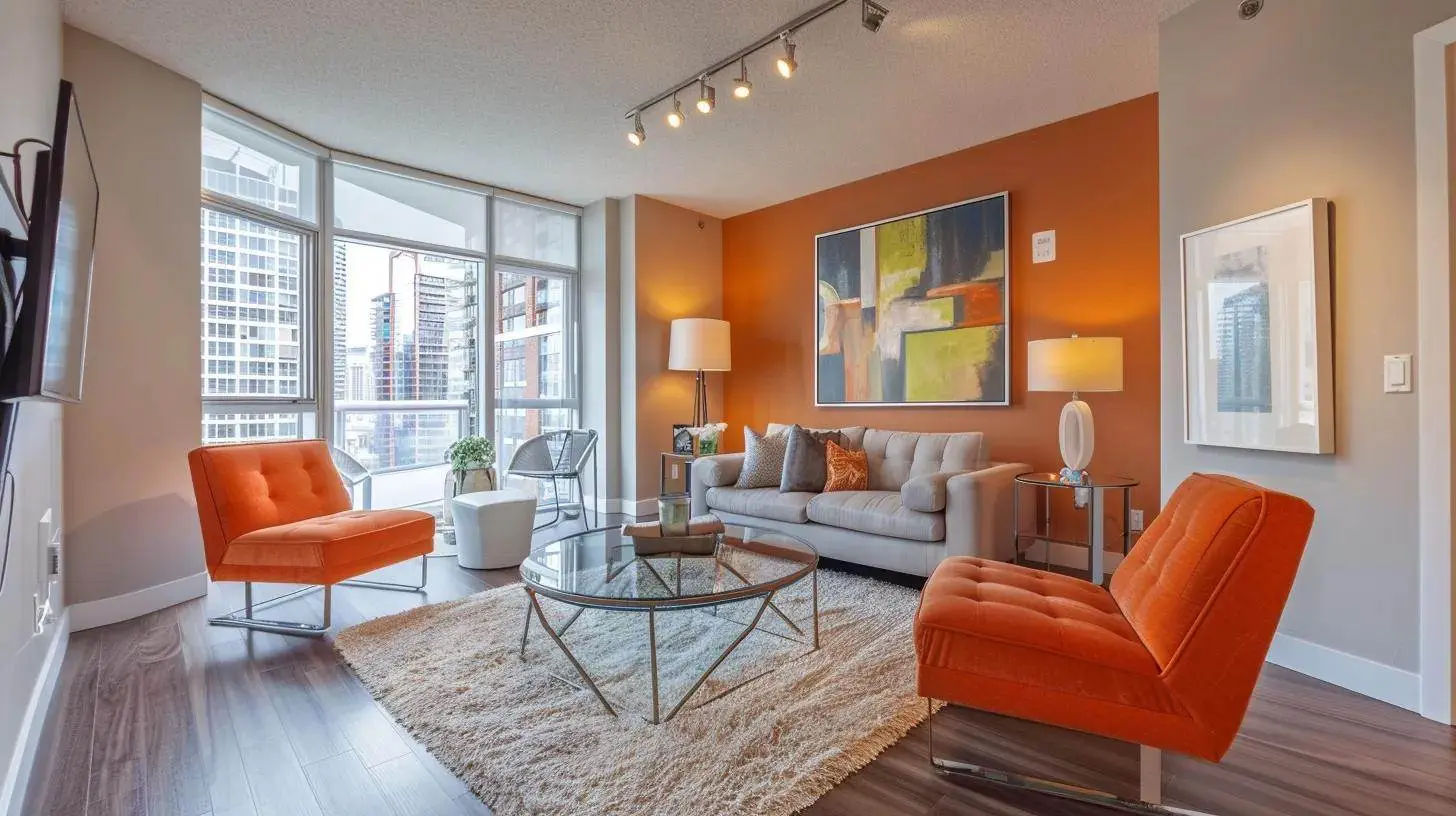 a vibrant, well-lit modern living space showcases a stylish rental property with elegant decor, shimmering natural light streaming through large windows, and meticulously arranged furnishings, emphasizing its appeal to potential tenants. a vibrant, well-lit modern living space showcases a stylish rental property with elegant decor, shimmering natural light streaming through large windows, and meticulously arranged furnishings, emphasizing its appeal to potential tenants.