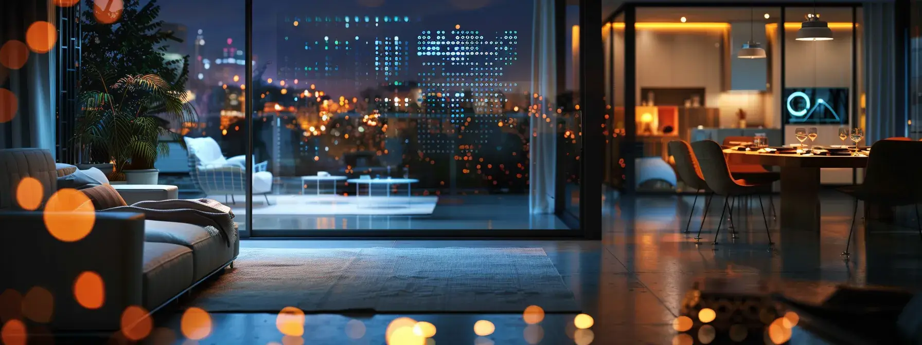 a dynamic digital landscape showcasing a high-speed, optimized real estate website with vibrant visuals, seamless mobile responsiveness, and analytics graphs reflecting robust engagement and conversions, illuminated by sleek modern lighting.