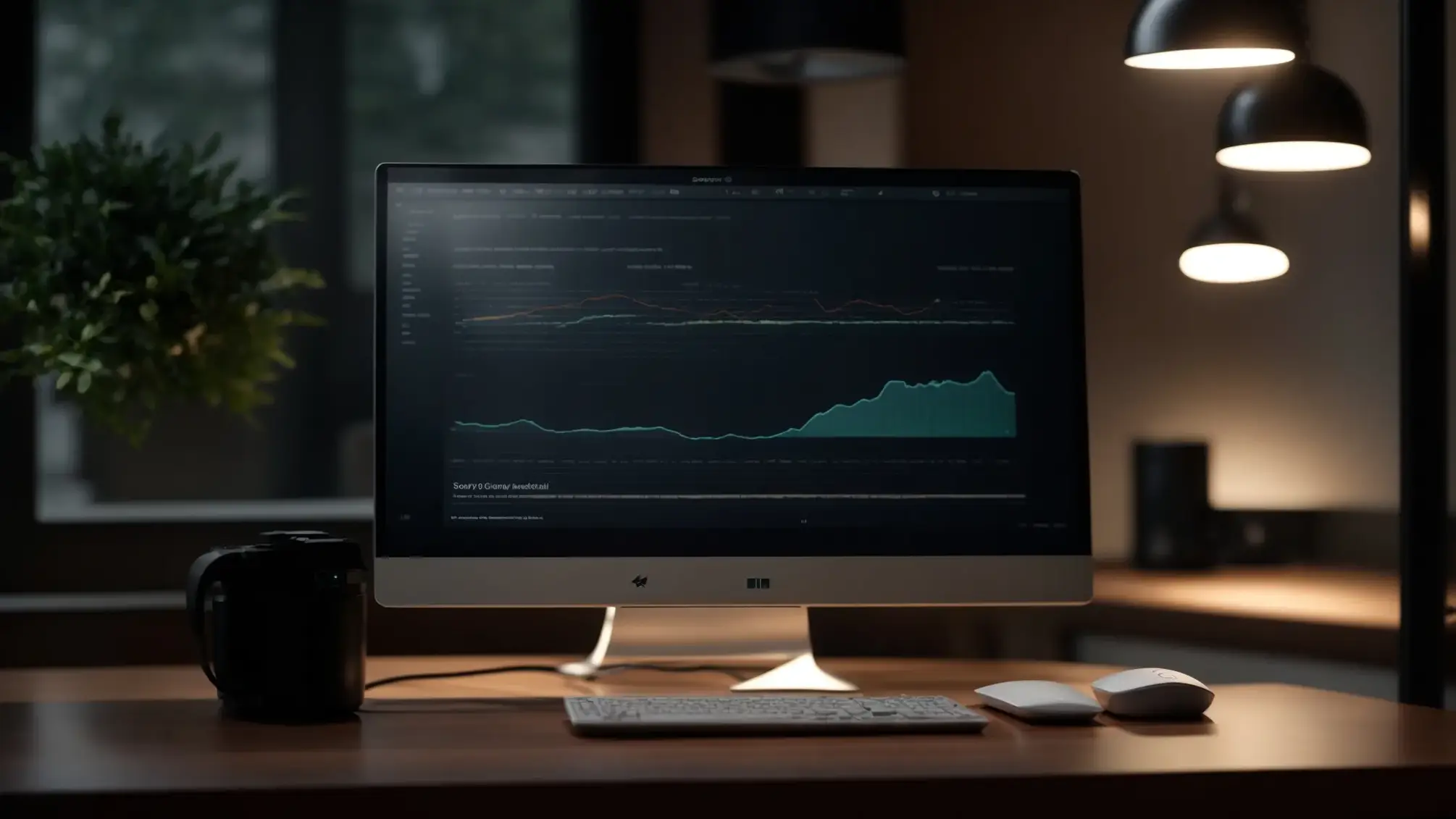 a sleek, modern computer screen displays a visually engaging website layout, showcasing a clear and structured url hierarchy that conveys the essence of seo optimization.