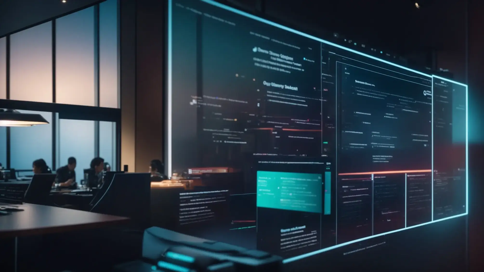 a visually captivating scene of a digital workspace featuring a vibrant, organized flowchart illustrating essential internal linking strategies, illuminated by soft, natural lighting to emphasize clarity and focus.