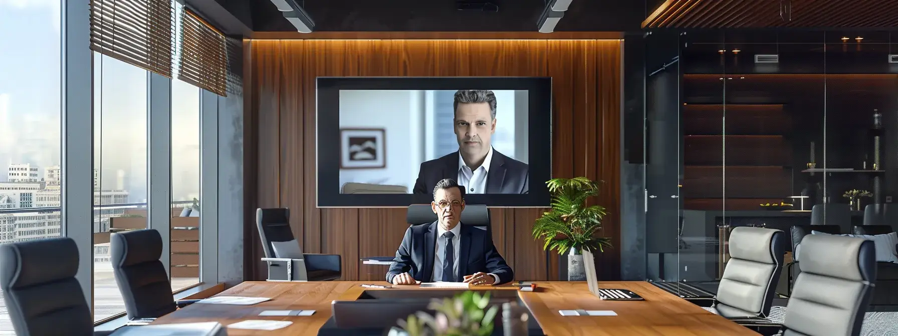 a sleek, modern office setting featuring a well-dressed realtor enthusiastically showcasing a video testimonial on a high-resolution screen, with authentic client feedback playing, emphasizing the power of genuine experiences in building online credibility.